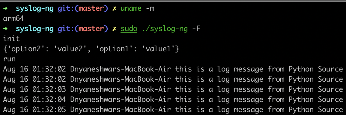 python() Source Driver - syslog-ng documentation